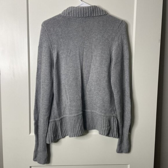 Women’s Talbots Gray Open Cardigan Sweater Size Small - Picture 6 of 6